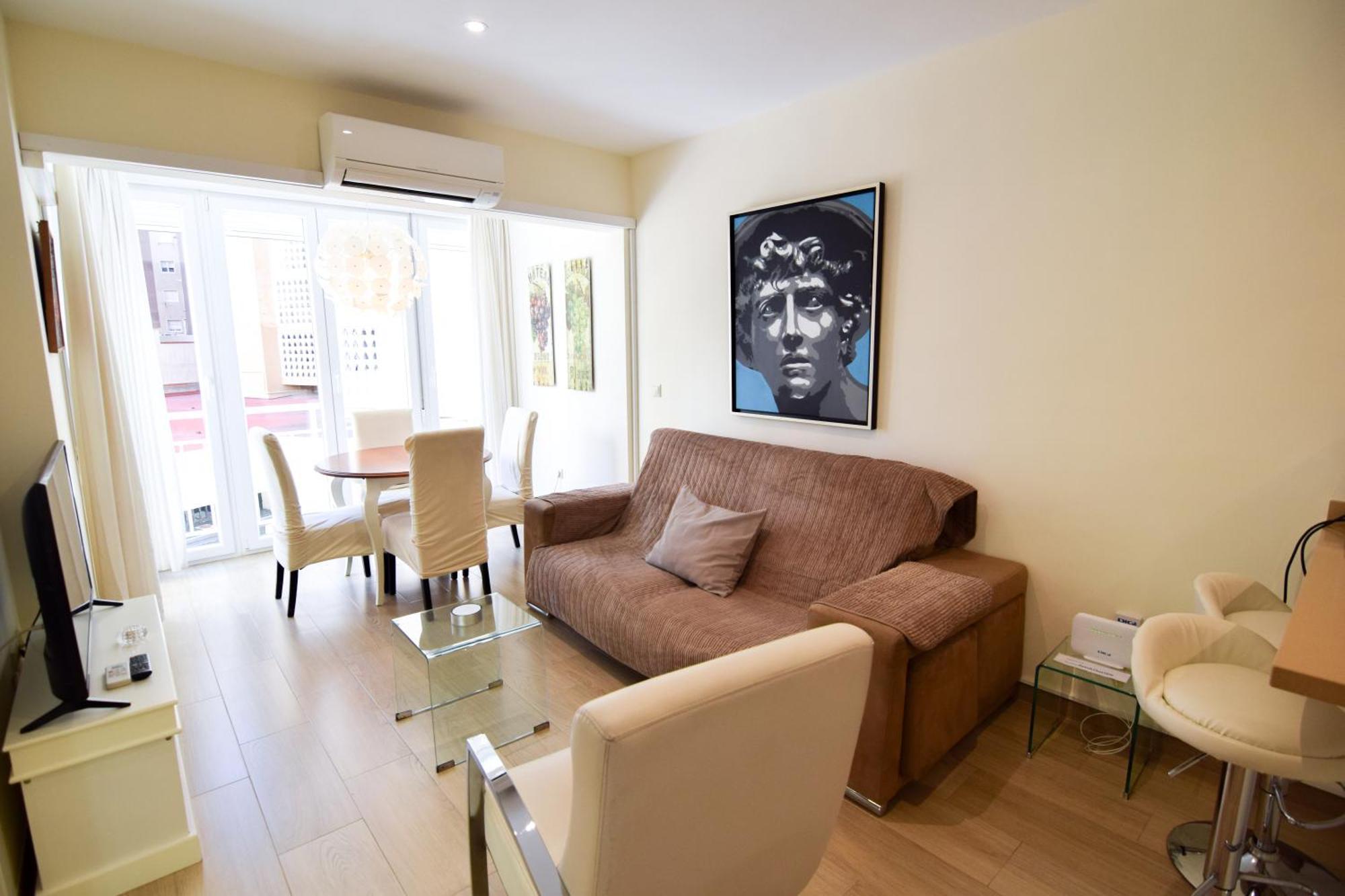 Ferienwohnung Malagueta Beachside Charm Málaga Exterior foto