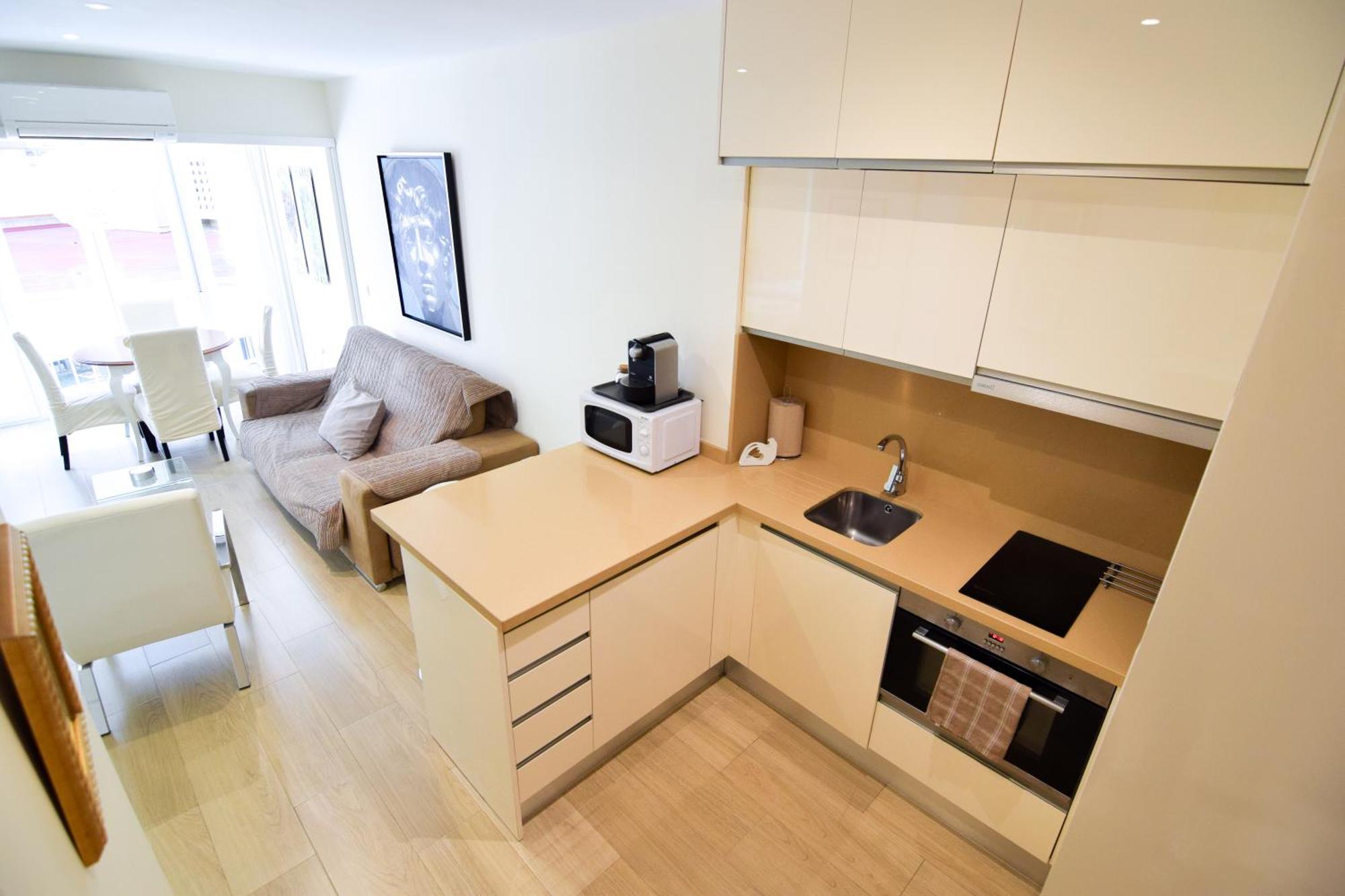 Ferienwohnung Malagueta Beachside Charm Málaga Exterior foto