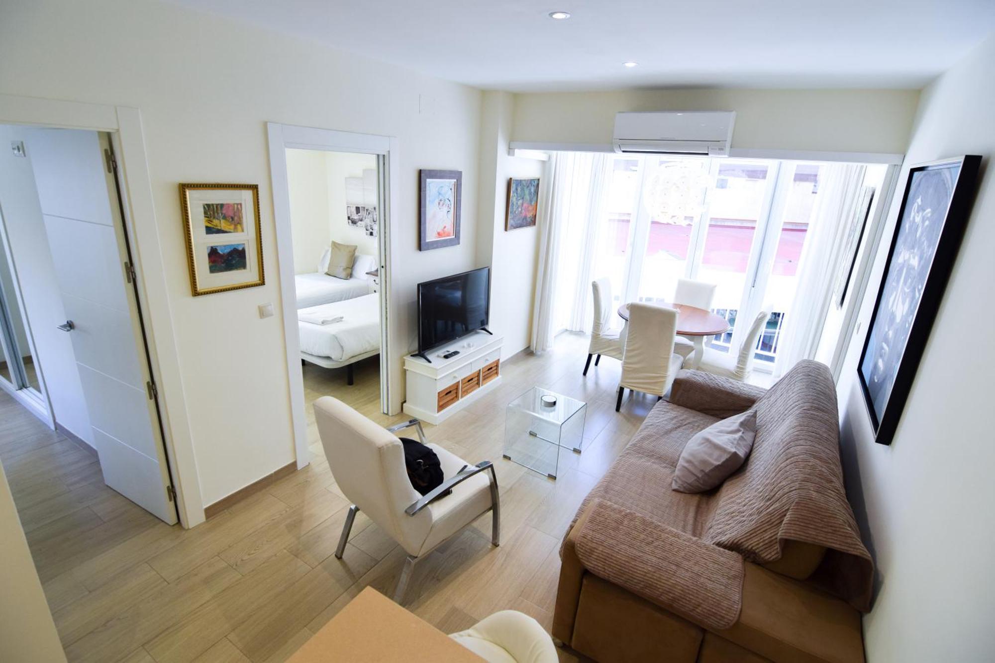Ferienwohnung Malagueta Beachside Charm Málaga Exterior foto
