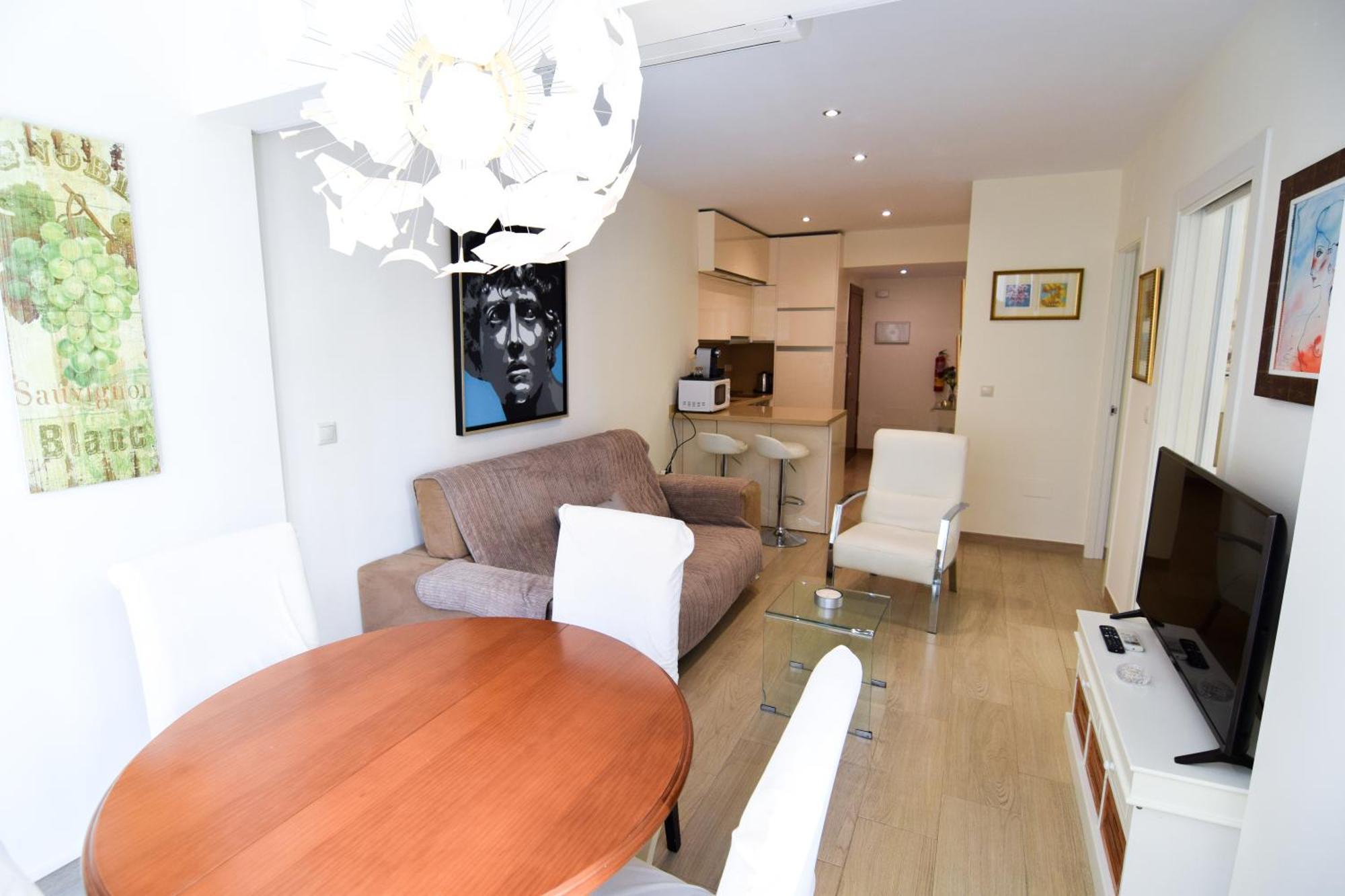 Ferienwohnung Malagueta Beachside Charm Málaga Exterior foto